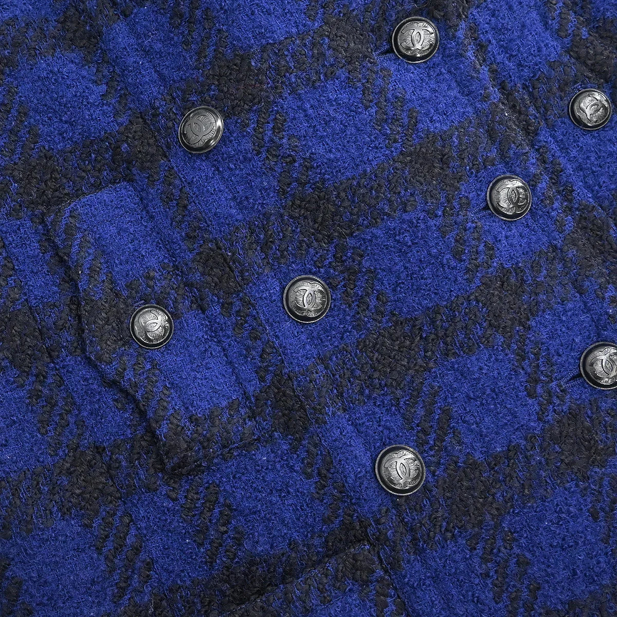 Chanel 1996 Double Breasted Jacket Navy #38