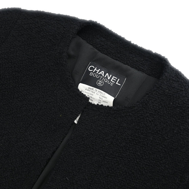 Chanel 1994 Coat Black #40