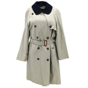 Burberrys Double Breasted Trench Coat Gray #7AR