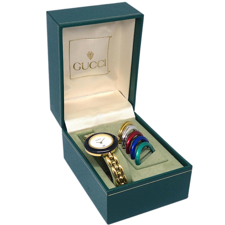 Gucci 11/12 Change Bezel Chameleon Watch SS