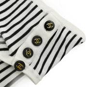 Chanel Sleeveless Top Black White #42