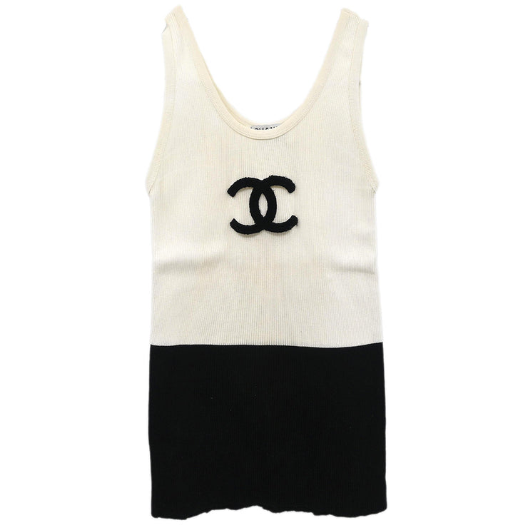 Chanel Sleeveless Tank Top White #40