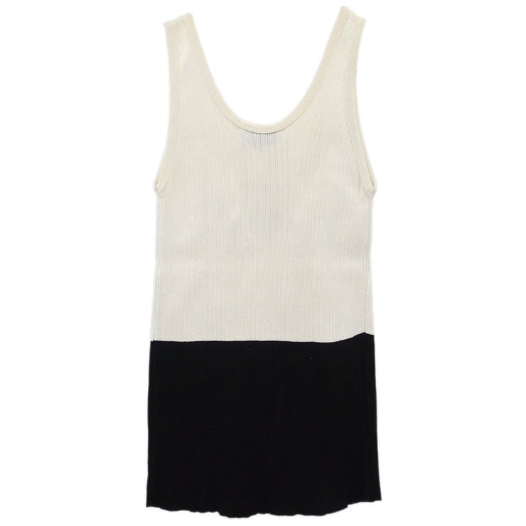 Chanel Sleeveless Tank Top White #40