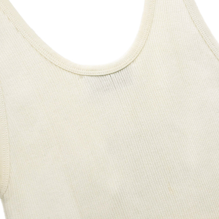 Chanel Sleeveless Tank Top White #40