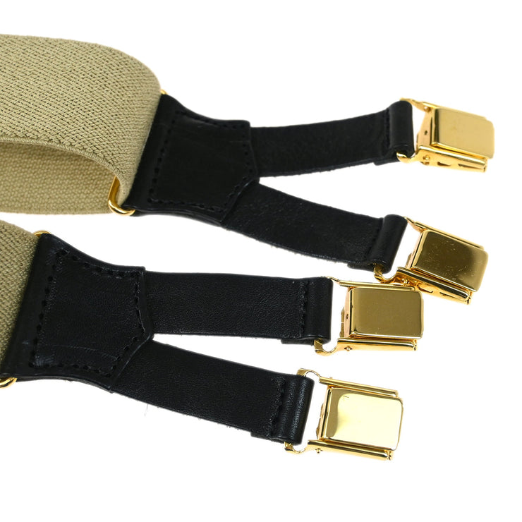 Chanel Suspenders Beige Small Good