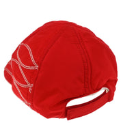 Chanel Sport Line Cap Hat Red #M Small Good