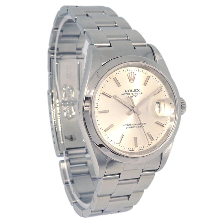 Rolex Oyster Perpetual Date 34mm Ref.15200 Self-winding Watch SS