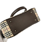 Burberry Beige Burberry Check Handbag