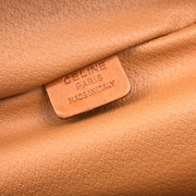 Celine Brown Macadam Vanity Handbag