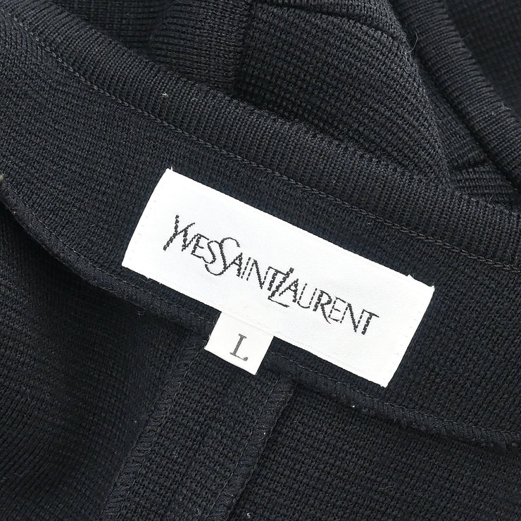 Yves Saint Laurent Double Breasted Jacket Black #L