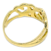 Tiffany & Co. Triple Loving Heart Ring 750 #51 #11