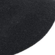 Chanel Black Hat Beret Small Good