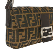 Fendi Brown Zucca Baguette Handbag