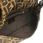 Fendi Brown Zucca Baguette Handbag