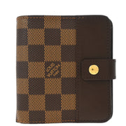 Louis Vuitton 2005 Damier Compact Zip Wallet N61668