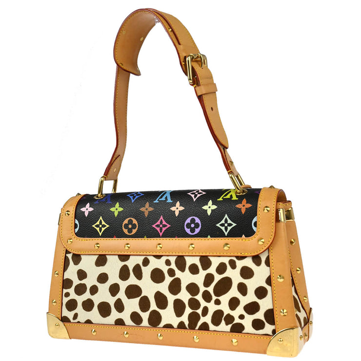 Louis Vuitton 2003 Monogram Multicolor Sac Dalmatian Handbag M92825