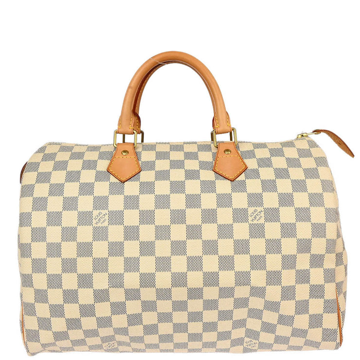 Louis Vuitton 2008 Damier Azur Speedy 35 Handbag N41535