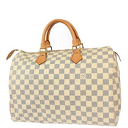 Louis Vuitton 2008 Damier Azur Speedy 35 Handbag N41535