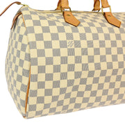 Louis Vuitton 2008 Damier Azur Speedy 35 Handbag N41535