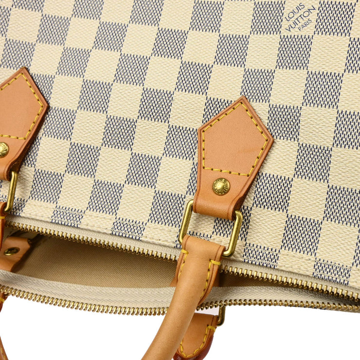 Louis Vuitton 2008 Damier Azur Speedy 35 Handbag N41535