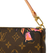 Louis Vuitton 2009 Monogram Rose Pochette Accessoires Handbag M48615