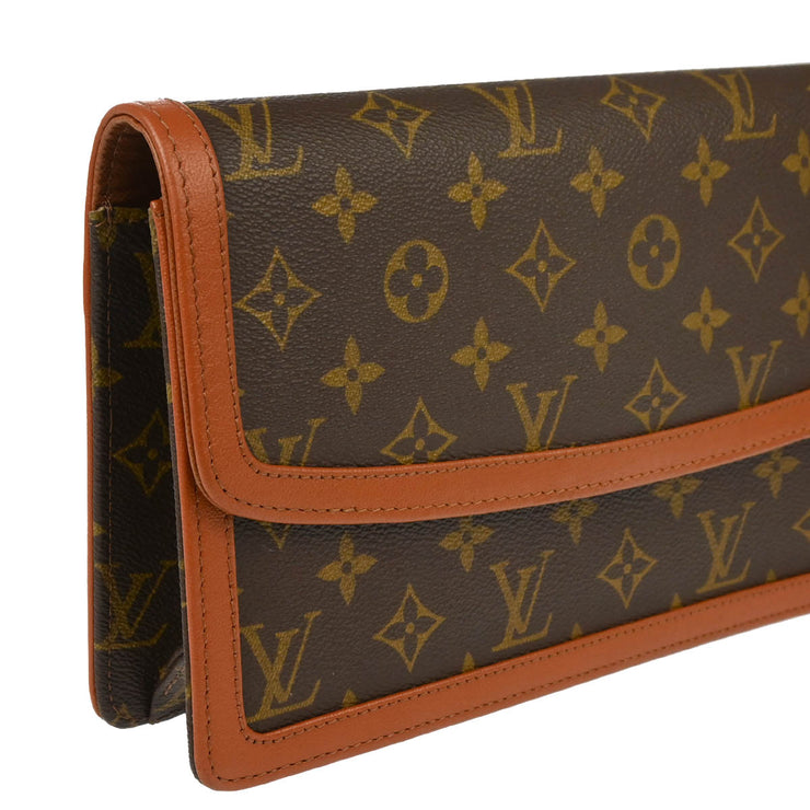 Louis Vuitton 1982 Monogram Pochette Dame Clutch Bag