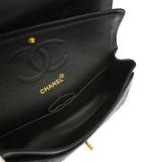 Chanel Black Caviar Medium Classic Double Flap Shoulder Bag