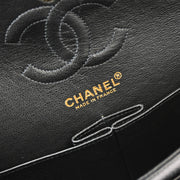 Chanel Black Caviar Small Classic Double Flap Shoulder Bag