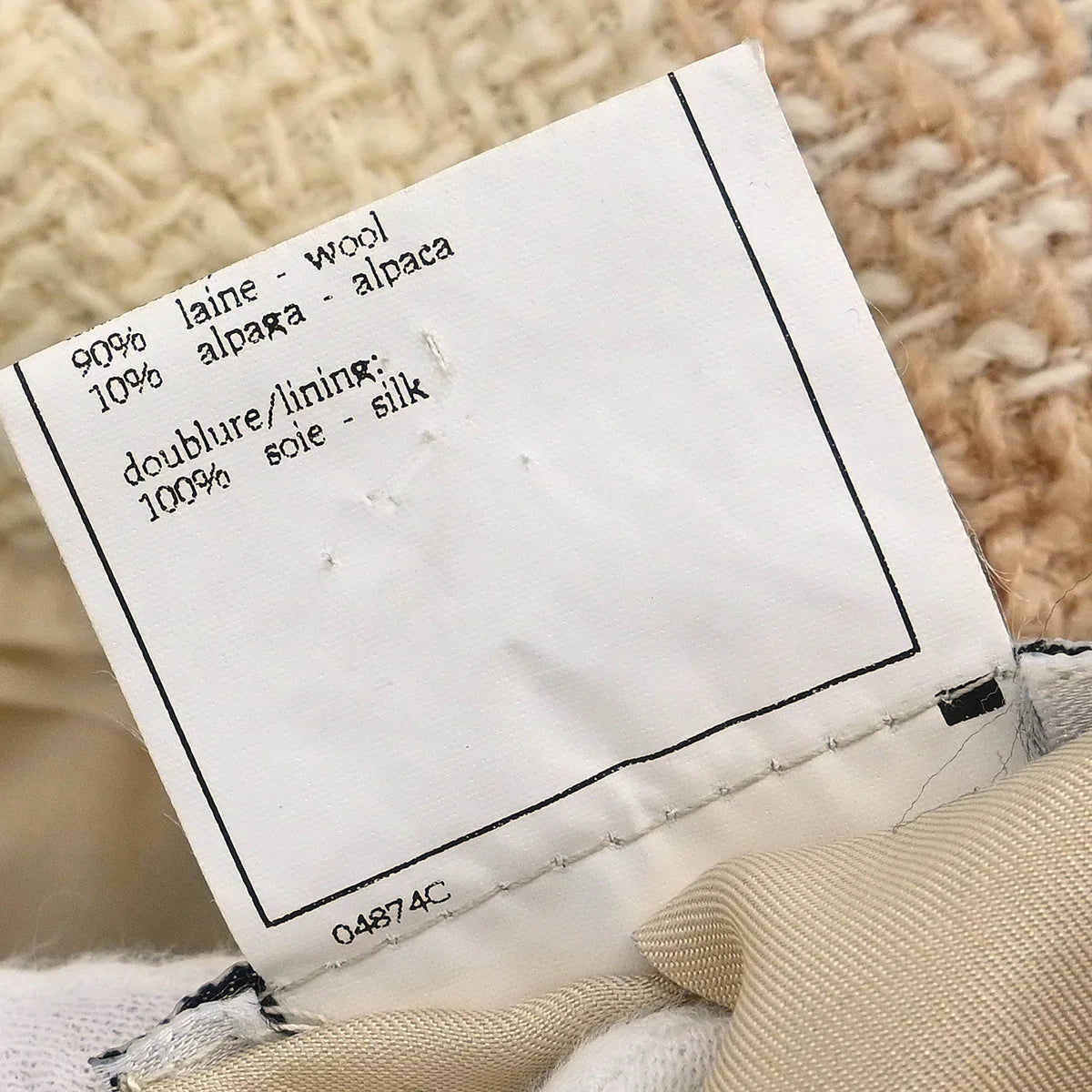 Chanel 1996 Coat Beige #36