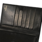 Chanel Black Lambskin Bicolore Long Wallet