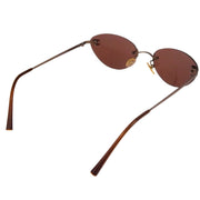 Chanel Sunglasses Eyewear Brown Small Good