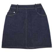 Chanel 1996 Denim Skirt Indigo #36