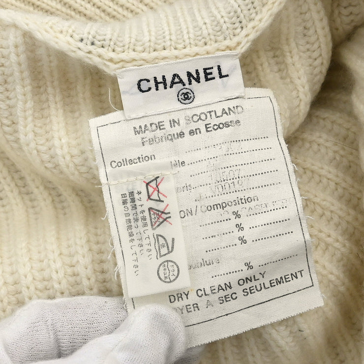 Chanel Sweater Top Ivory