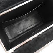 Chanel Black Velvet Vanity Handbag