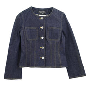 Chanel 1996 Denim Jacket Indigo #36