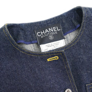 Chanel 1996 Denim Jacket Indigo #36