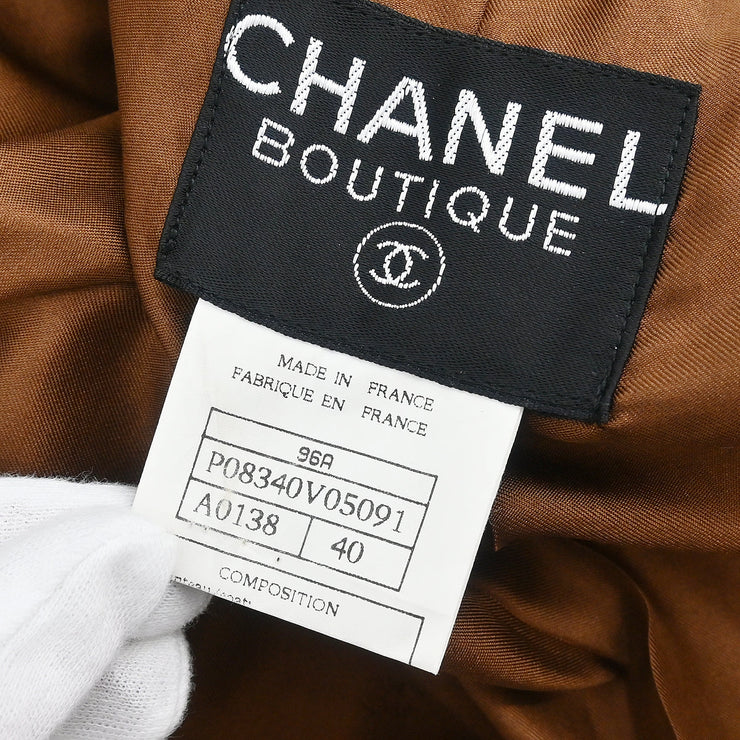 Chanel 1996 Coat Brown #40