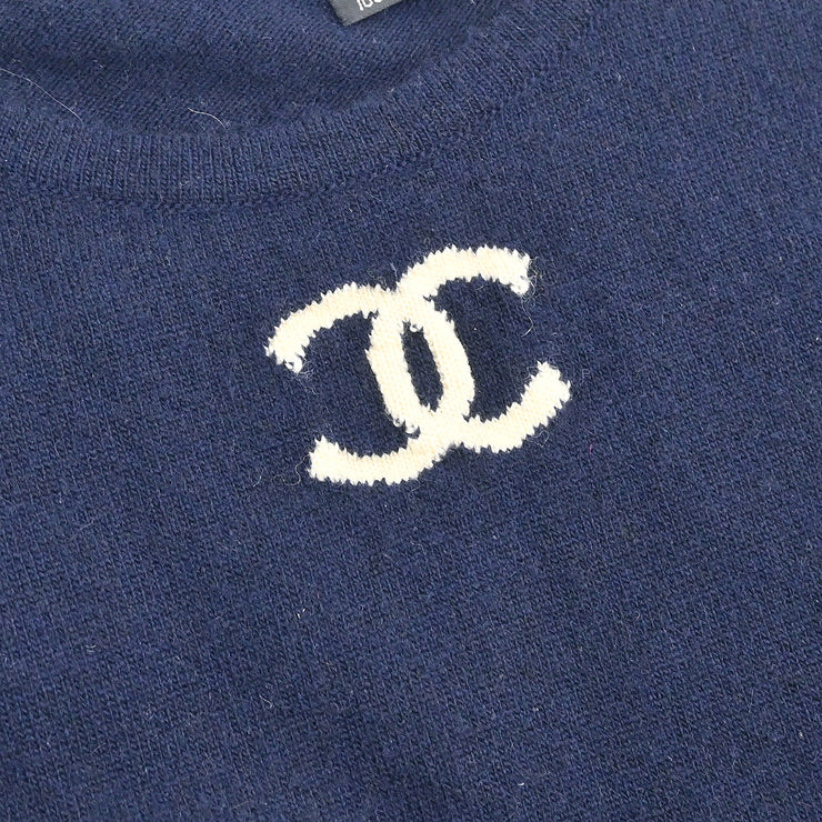 Chanel Sleeveless Sweater Navy