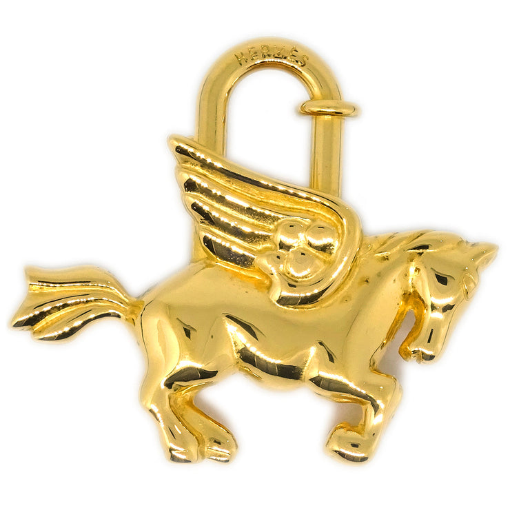 Hermes Le Cheval Pegasus 1993 Cadena Gold Small Good