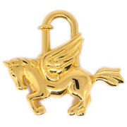 Hermes Le Cheval Pegasus 1993 Cadena Gold Small Good