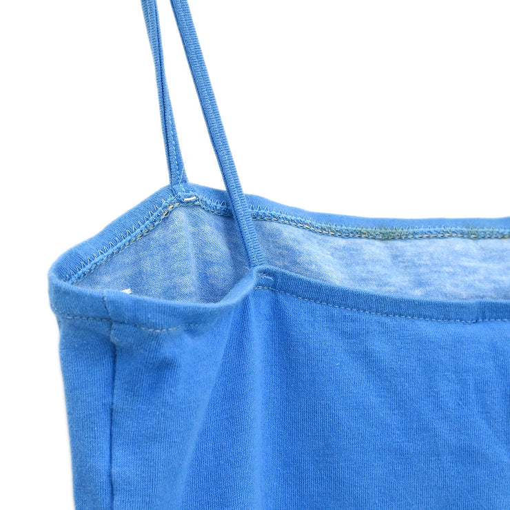 Chanel 2002 Surf Line Camisole Top Blue #36