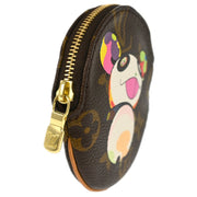 Louis Vuitton 2004 Monogram Panda Porte Monnaie Rond Coin Wallet M61928