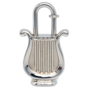 Hermes Harp 1996 Cadena Padlock Silver Small Good