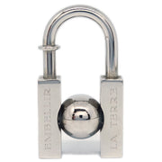 Hermes Limited to 2001 Earth Cadena Padlock Silver Small Good