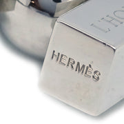 Hermes Limited to 2001 Earth Cadena Padlock Silver Small Good