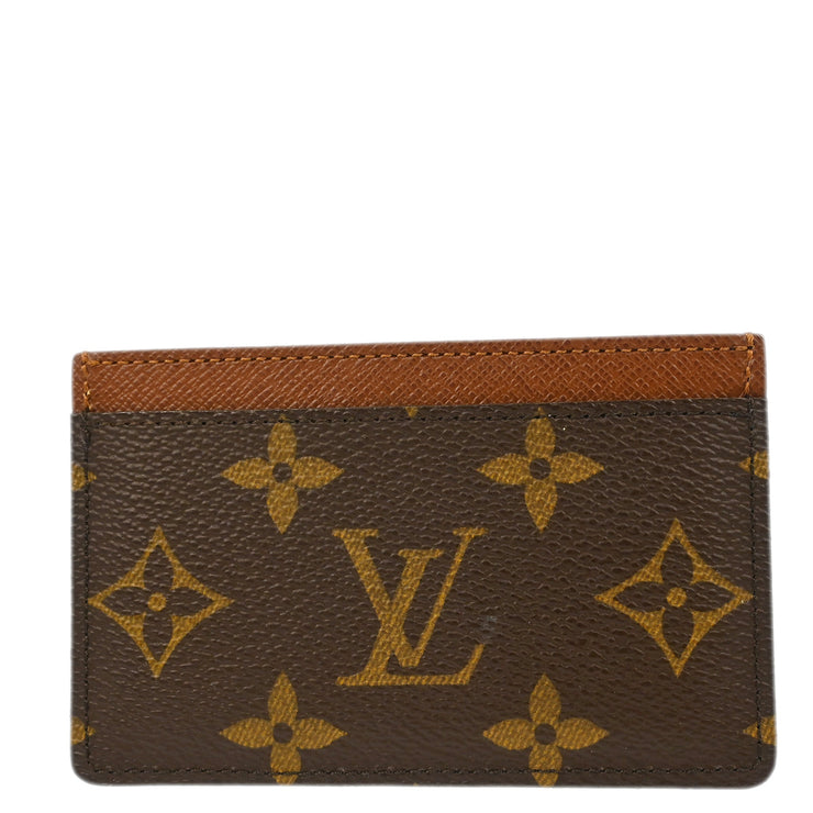 Louis Vuitton 2007 Monogram Porte Cartes Simple Card Case M61733 Small Good