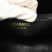 Chanel 2001-2003 Black Caviar Medallion Tote Handbag