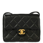 Chanel Black Lambskin Shoulder Bag