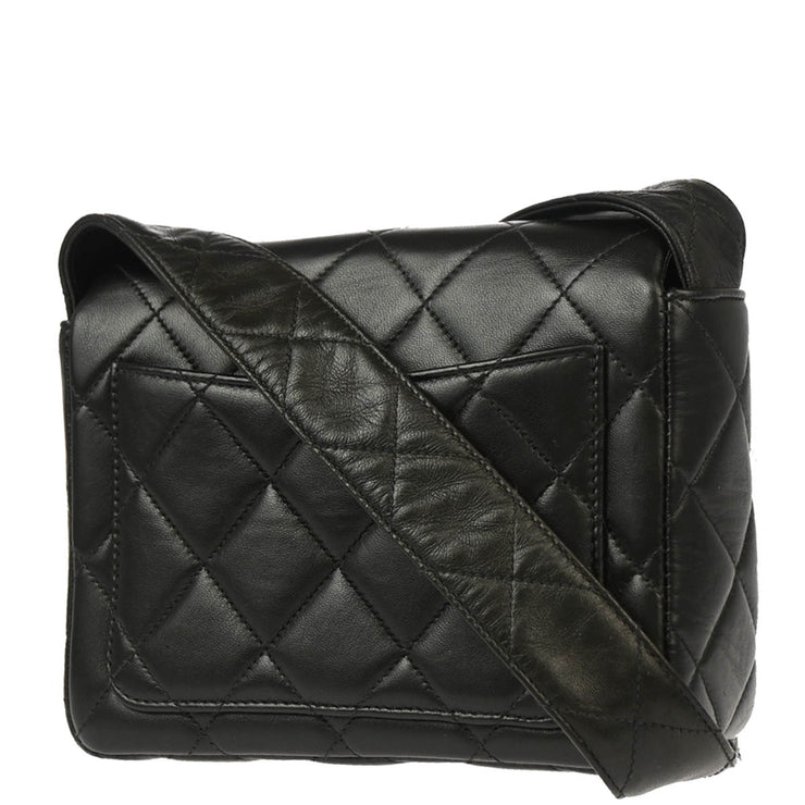 Chanel Black Lambskin Shoulder Bag