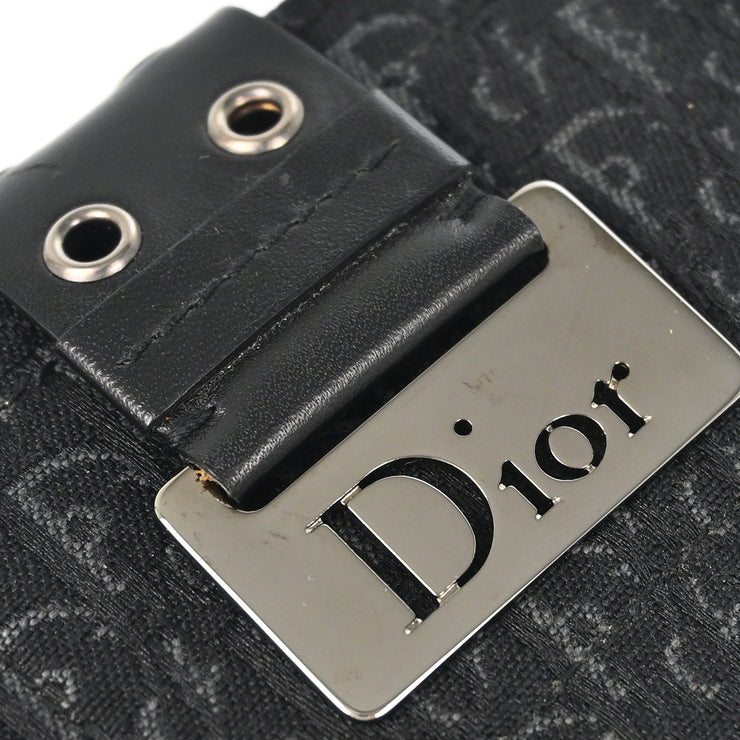 Christian Dior 2003 Black Trotter Street Chic Coin Case Wallet